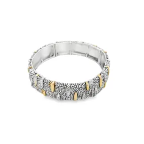 16mm Designed Bangle With CZ Stones