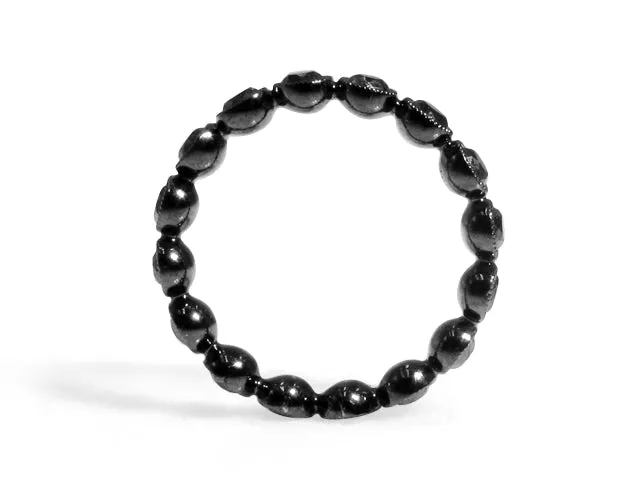 1.85ctw Black Diamond Milgrain Black Rhodium Eternity Band
