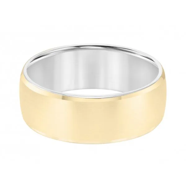 7MM Rolled Edge Wedding Band