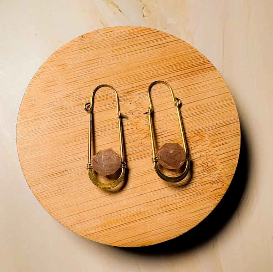 Abacus Oval Earring