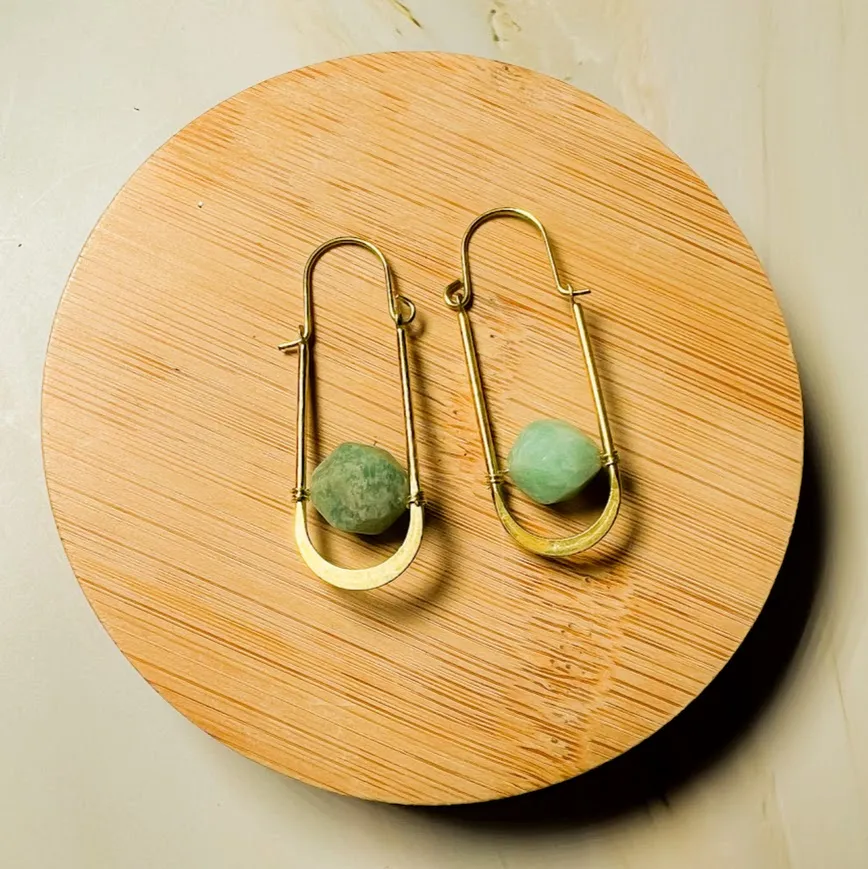 Abacus Oval Earring