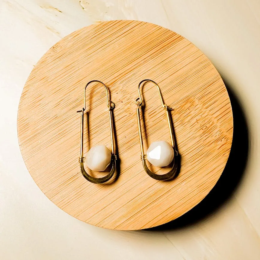 Abacus Oval Earring