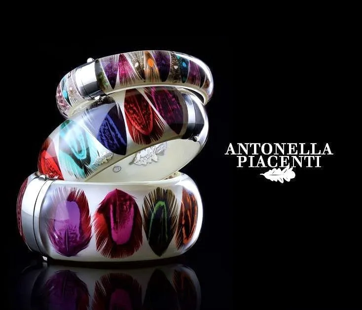Antonella Piacenti Batik Openable Bangle 925 Silver