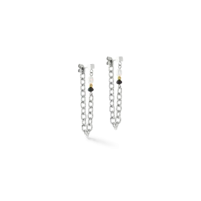 Art Deco Elegance earrings bicolour
