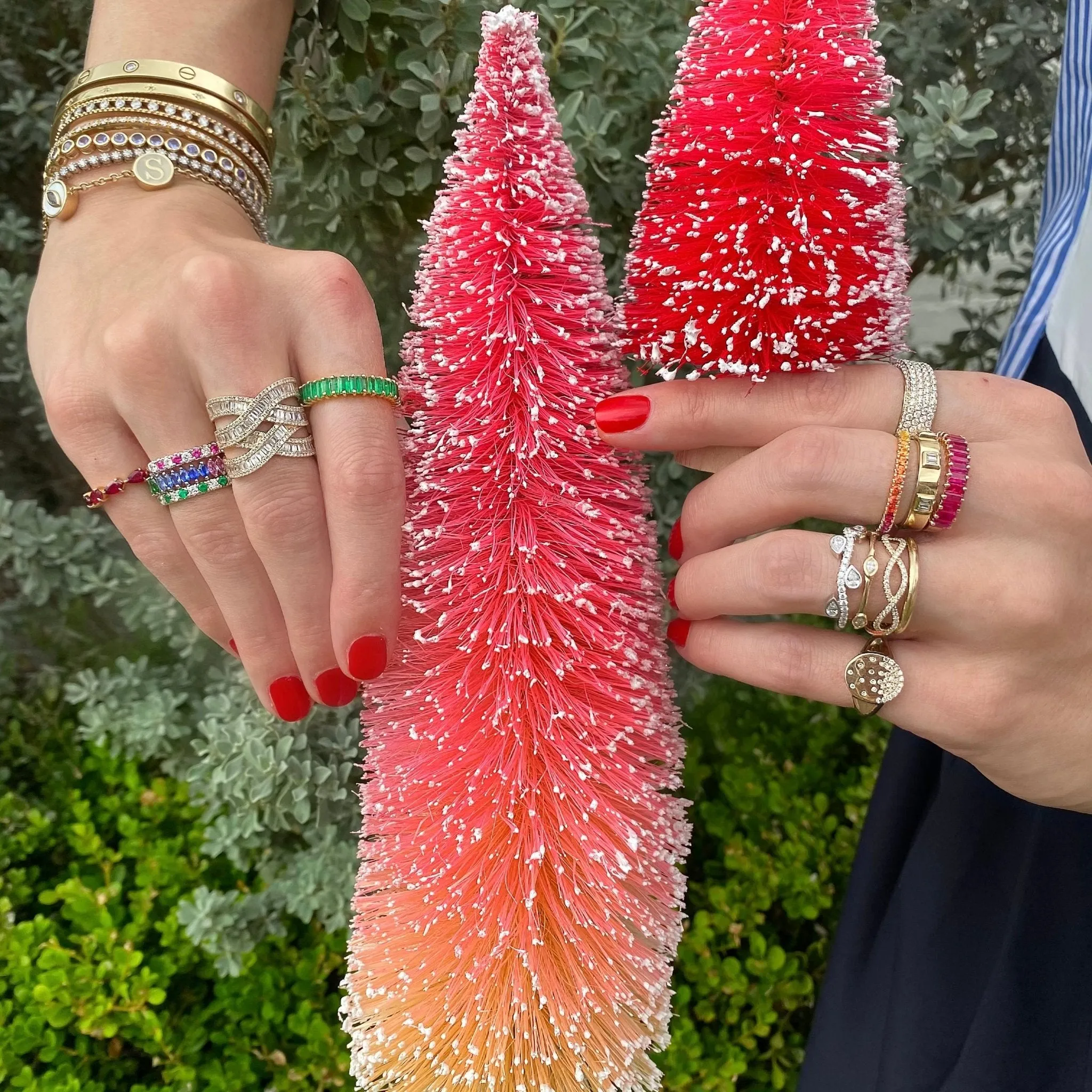 Baguette Gemstone Band