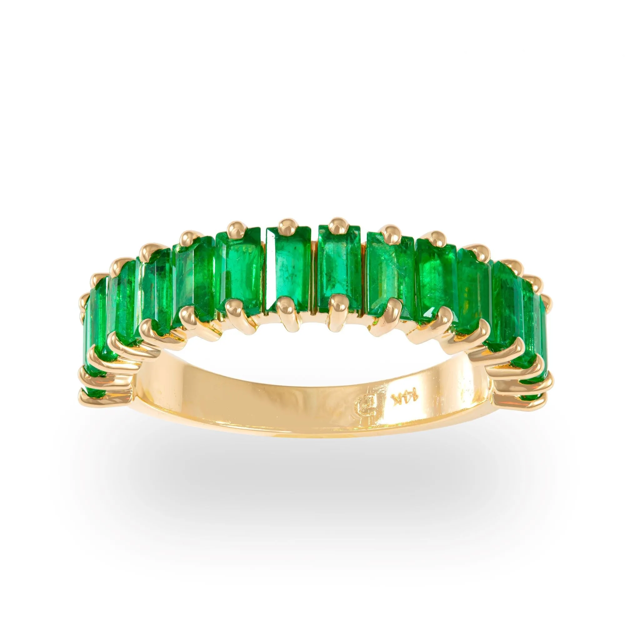 Baguette Gemstone Band