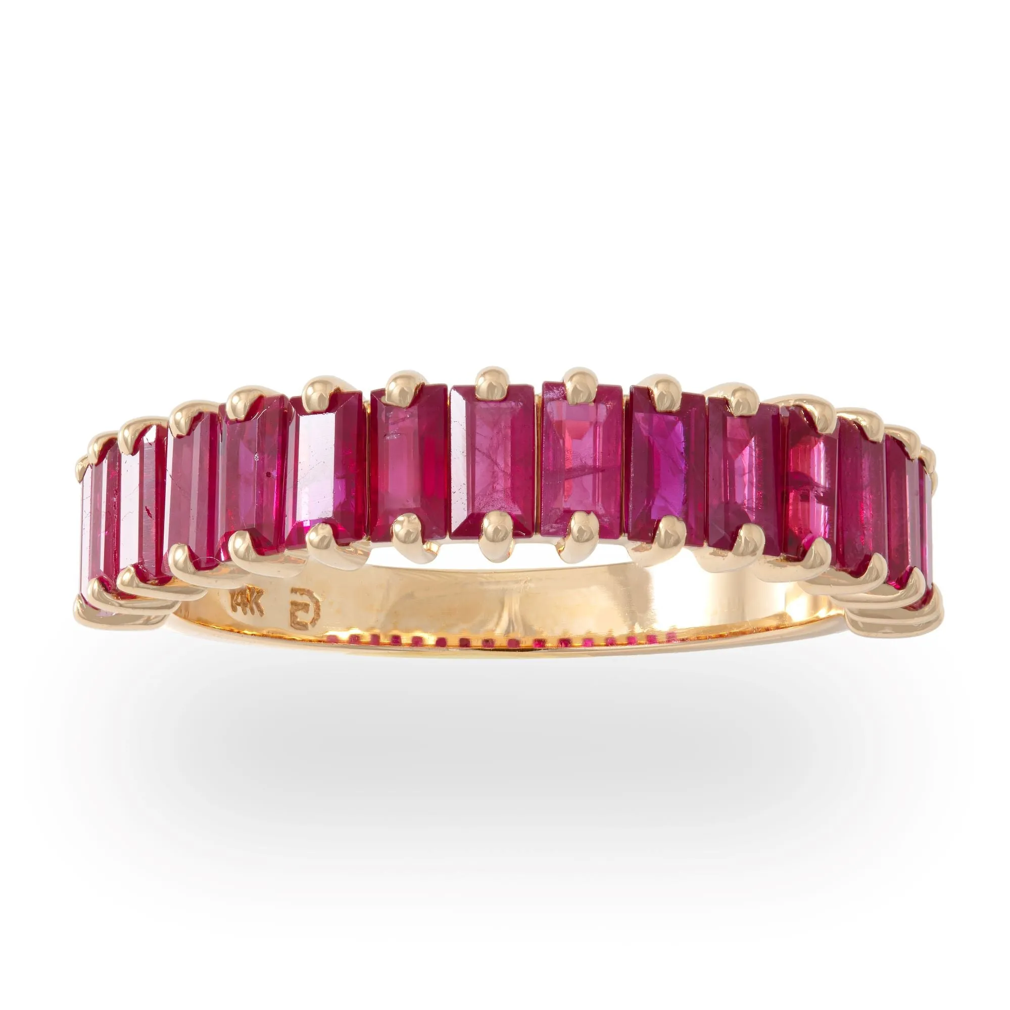 Baguette Gemstone Band