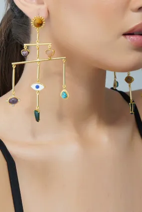Balancing Act Statement Earrings