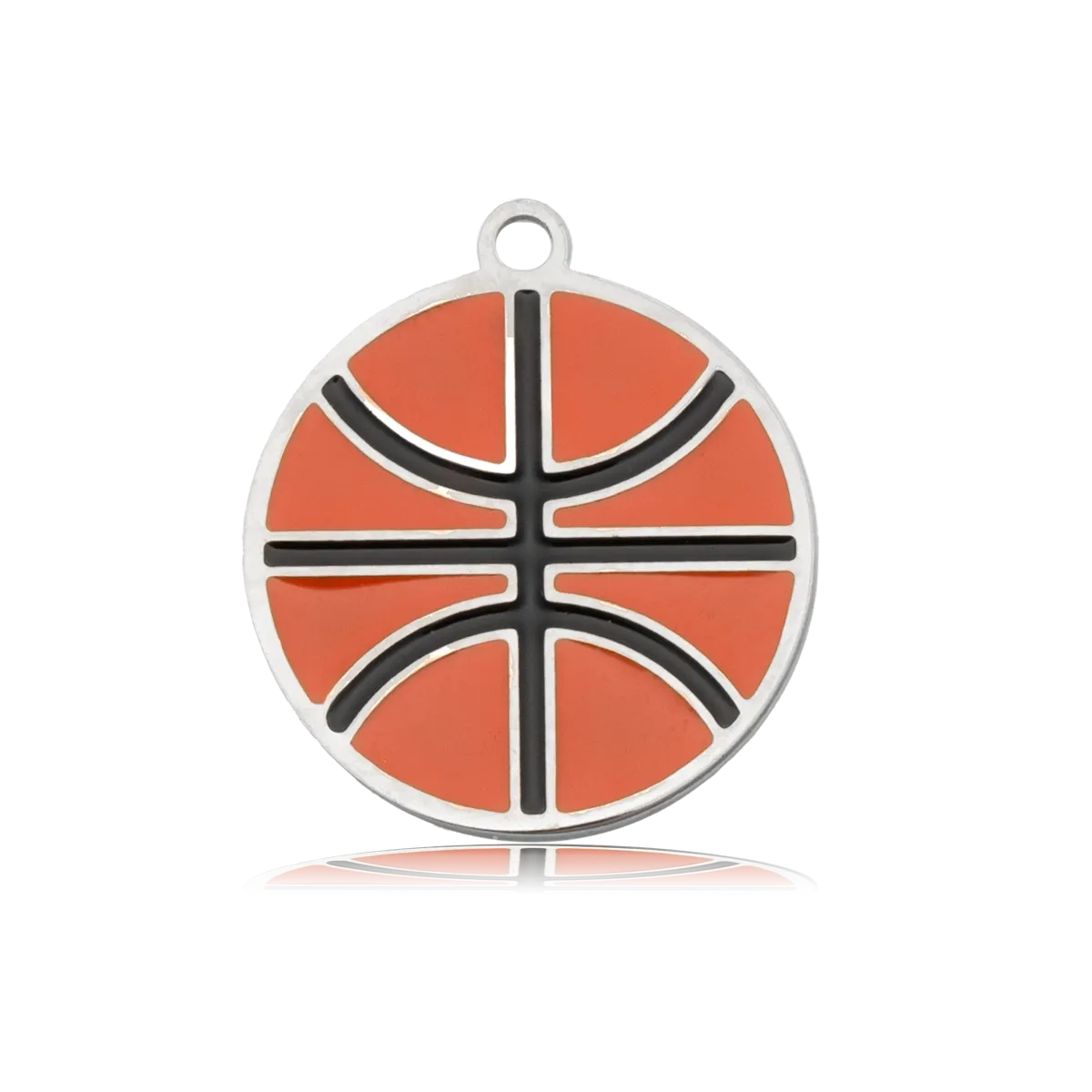 Basketball Charm with Blue Opal Jade Charity Bracelet