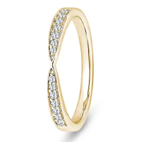 Brilliant Cut Ribbon Style Claw Set 0.14ct