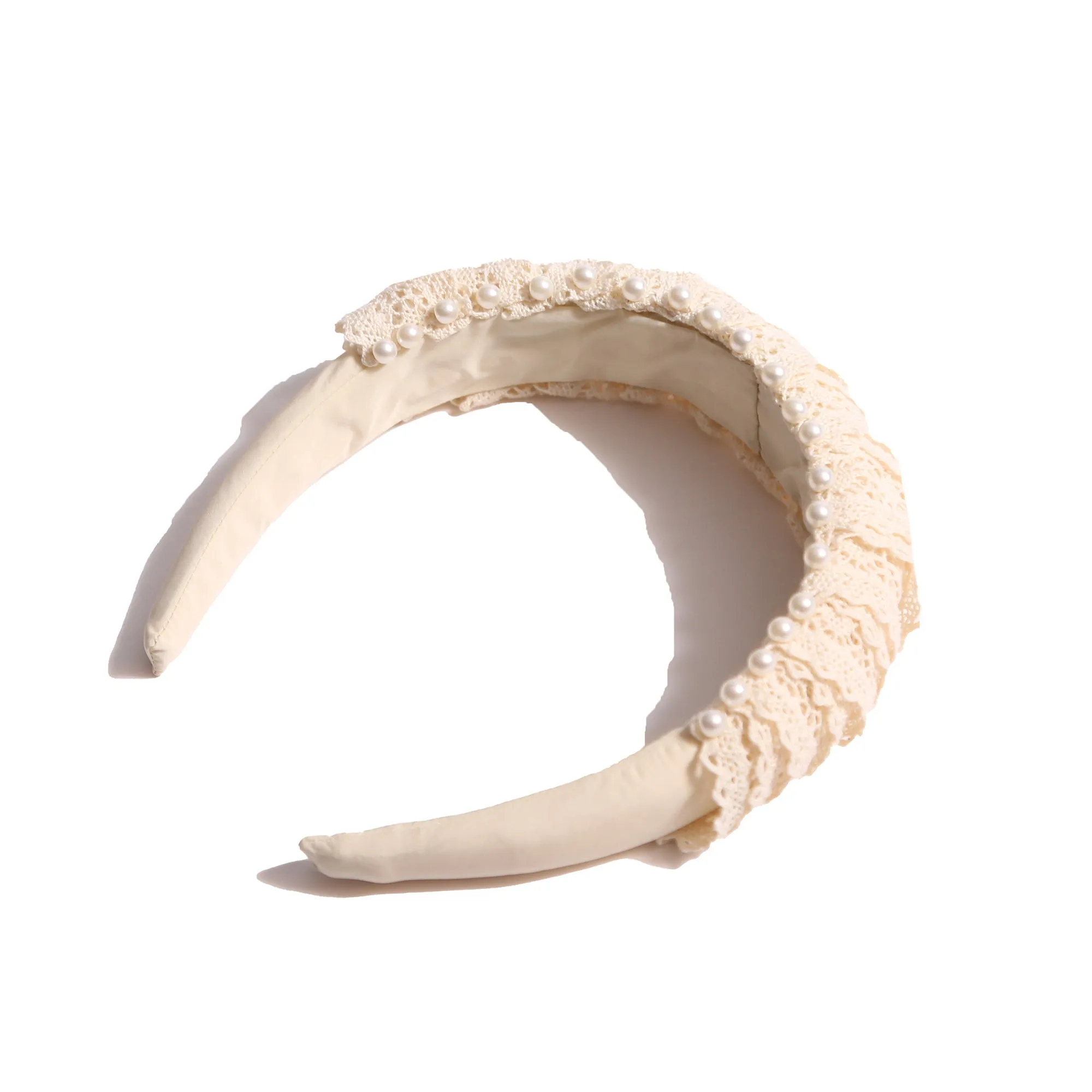 BRITTANY SCROLLED LACE HEADBAND