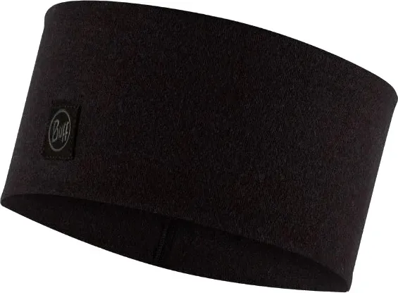 Buff Merino Wide Headband Solid Black | Buy Buff Merino Wide Headband Solid Black here | Outnorth
