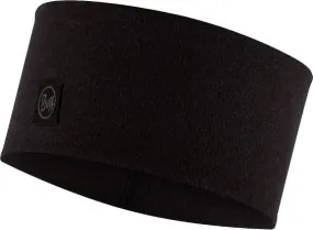 Buff Merino Wide Headband Solid Black | Buy Buff Merino Wide Headband Solid Black here | Outnorth