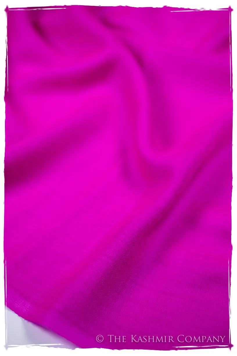 Bul Bul Cycadelic Pink Kashmir Wool Scarf