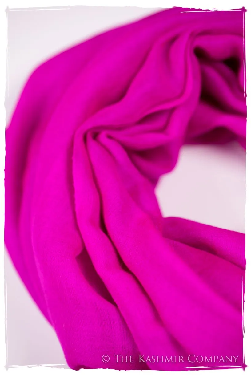 Bul Bul Cycadelic Pink Kashmir Wool Scarf