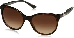 Bvlgari Bv 8175-B 504/13 - Dark Havana/grey-Brown Gradient By Bvlgari For Women - 55-18-140 Mm Sunglasses  55-18-140 mm
