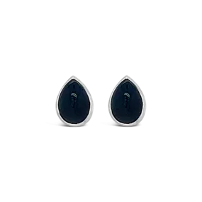 Cabochon Sapphire Earrings