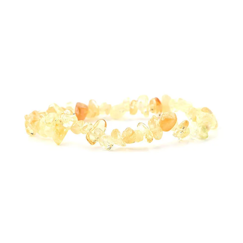 Citrine Chip Bracelet | Real Stone for Abundance & Positivity