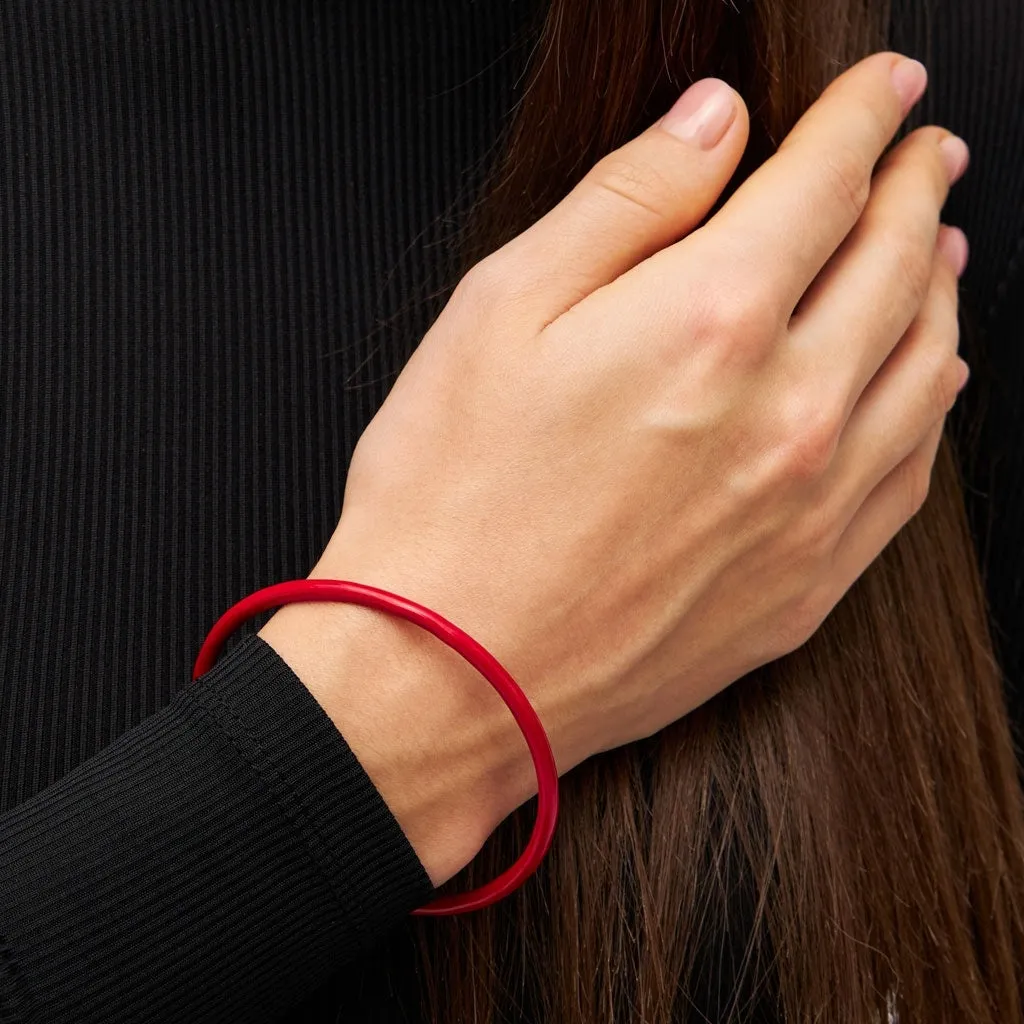 Color Bangle - Passion Red