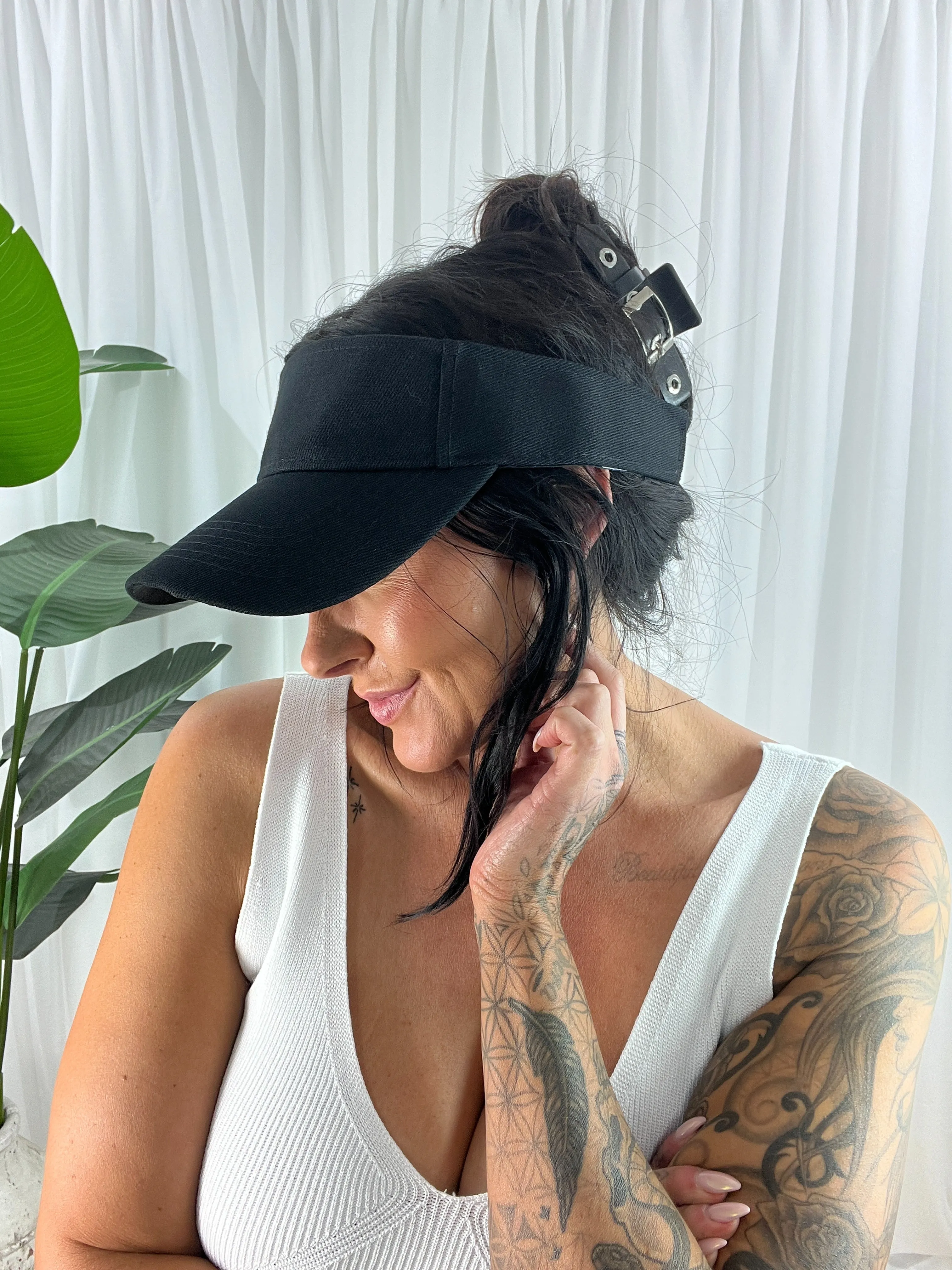 Deuce Velcro Visor - Black