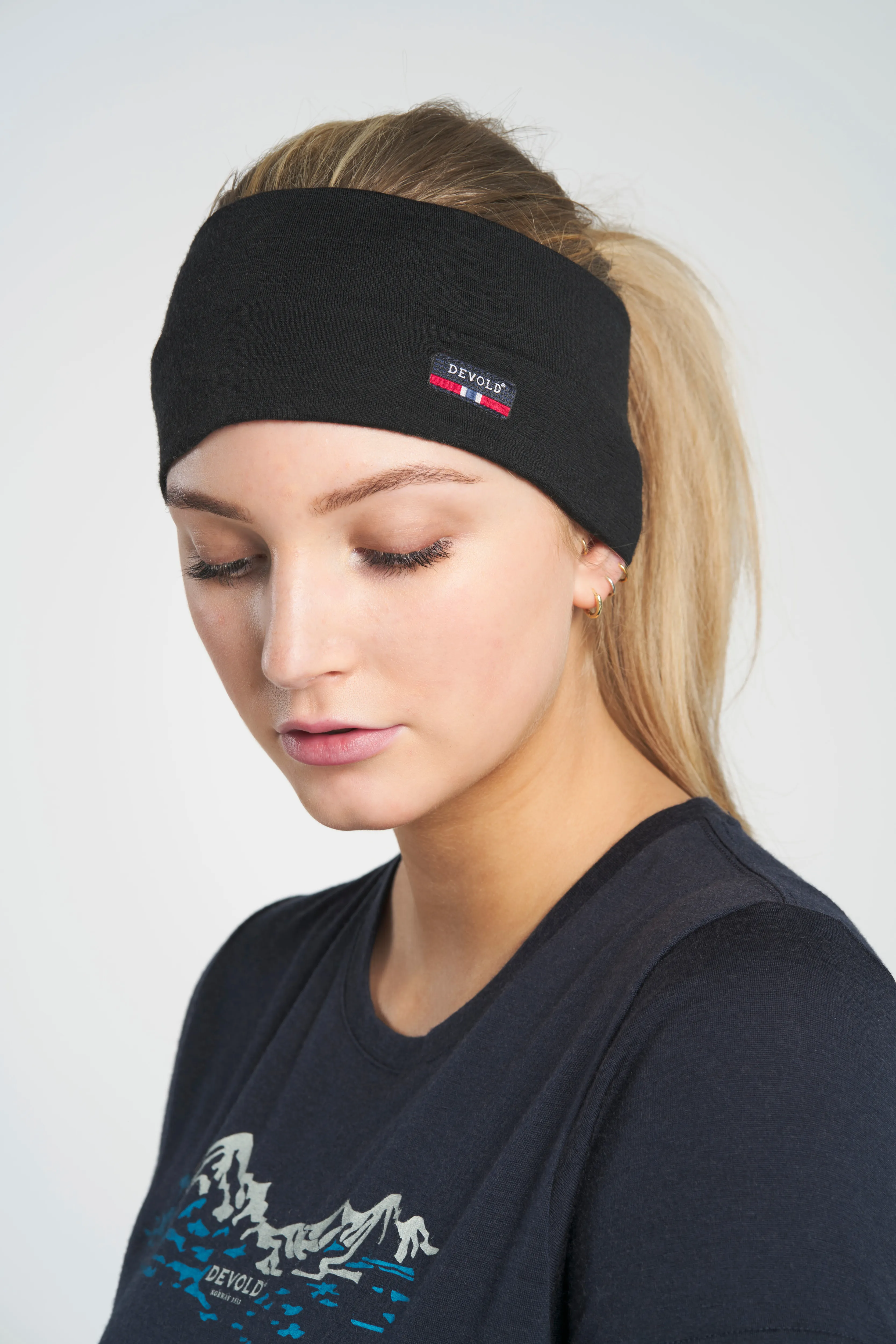 Devold Breeze Merino 150 Headband Black | Buy Devold Breeze Merino 150 Headband Black here | Outnorth