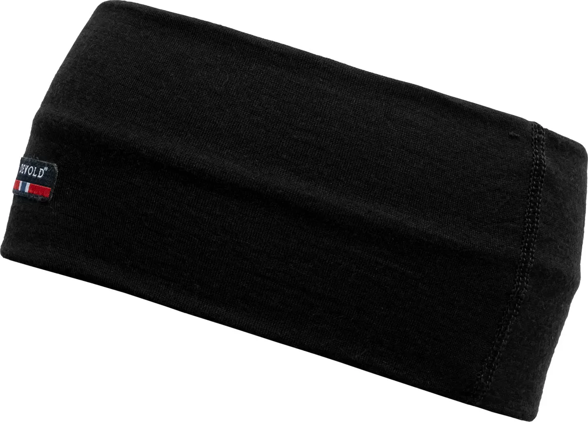 Devold Breeze Merino 150 Headband Black | Buy Devold Breeze Merino 150 Headband Black here | Outnorth