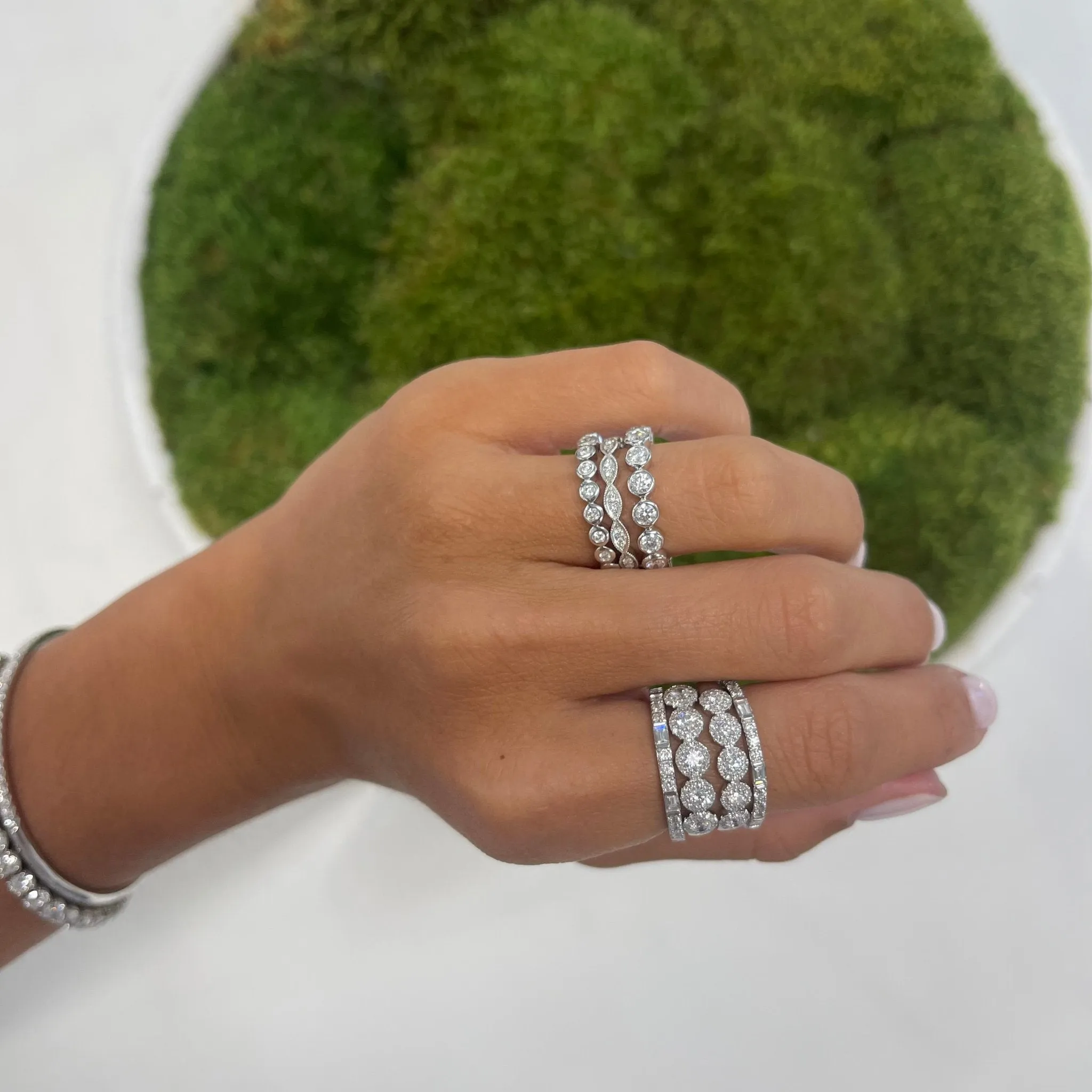 Diamond Bezel Band