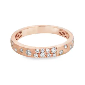 Diamond Confetti Band Ring, 14Kt