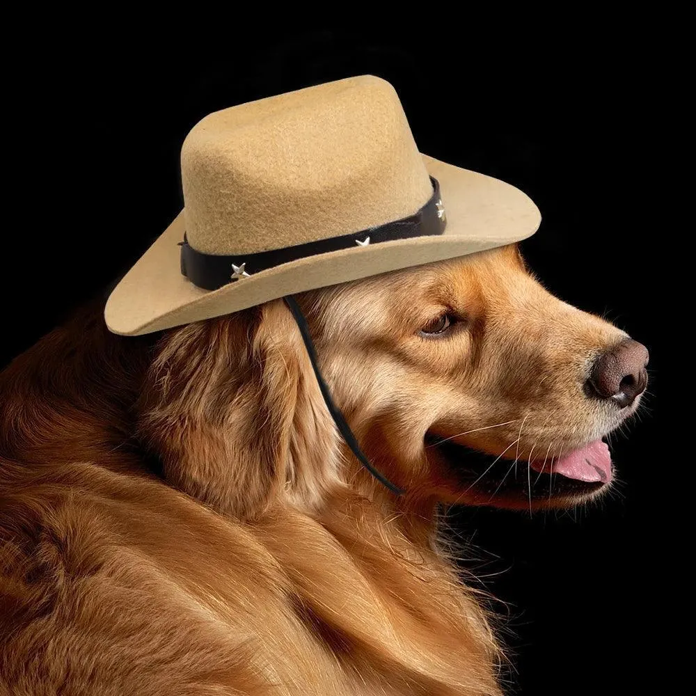 Dog Cowboy Hat - Pet Headwear