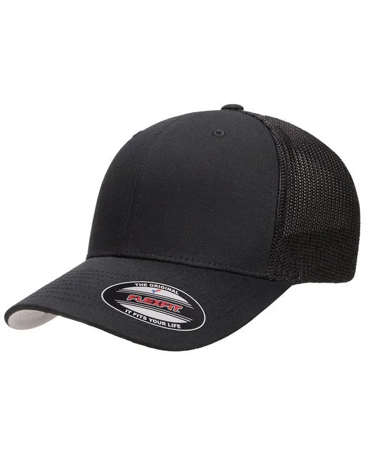Electricians Always Keep you Turned On Leather Patch Trucker Hat for Electricians
