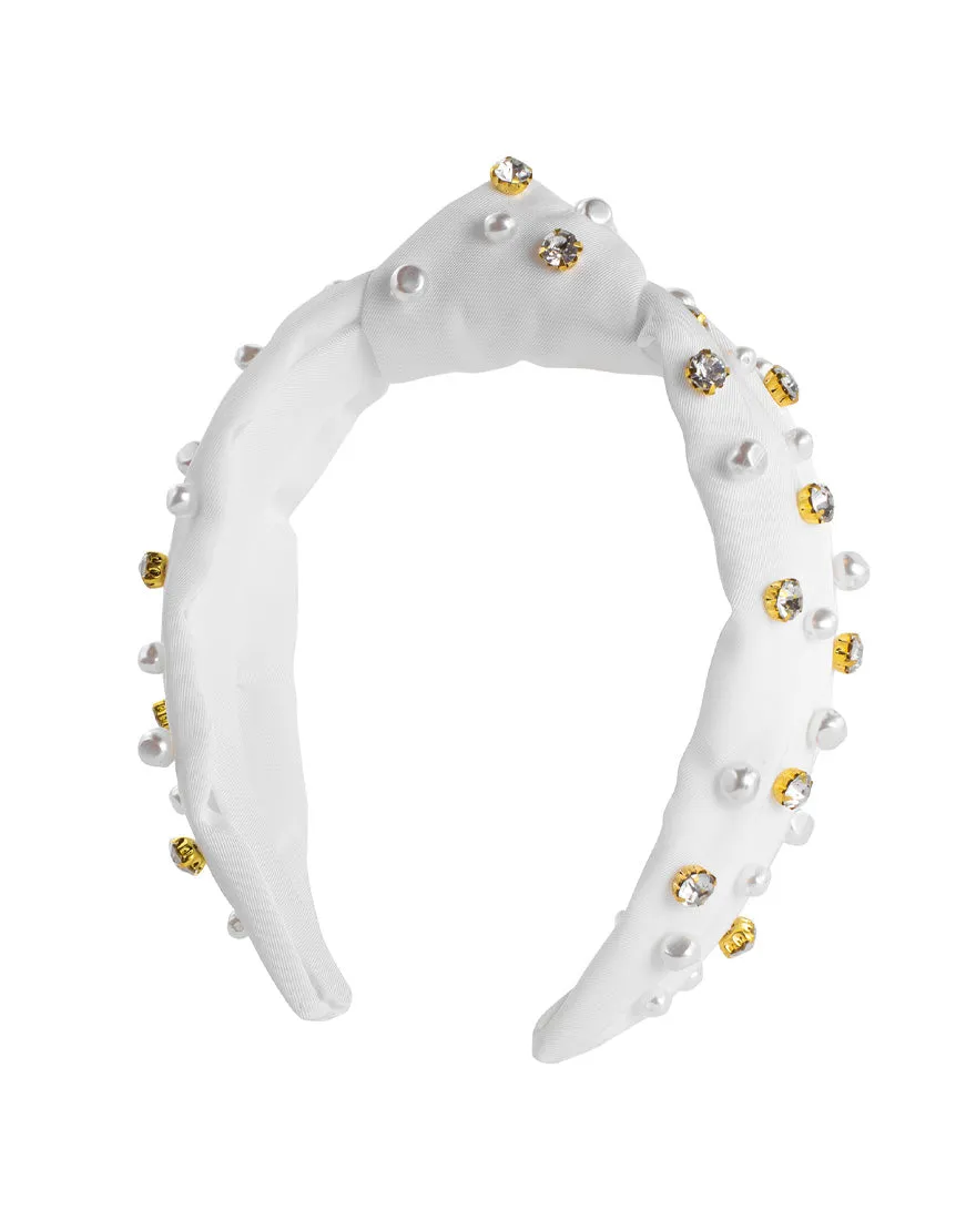 Embellished Slim Knot Headband