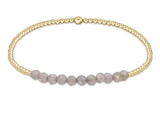 Enewton Gold Bliss 2mm Bead Bracelet - Labradorite
