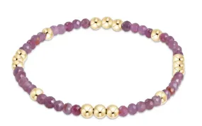 Enewton Worthy Pattern 3mm Bead Bracelet- Ruby