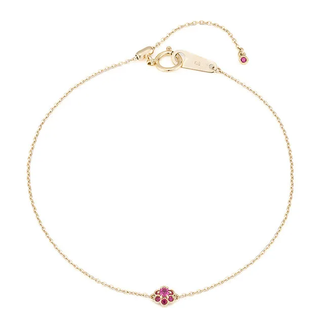 “fleurs”<br>Ruby Bracelet<br>ルビーブレスレット<br>（1334B）