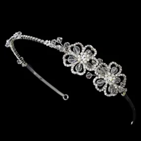 Floral Swarovski Bridal Headband