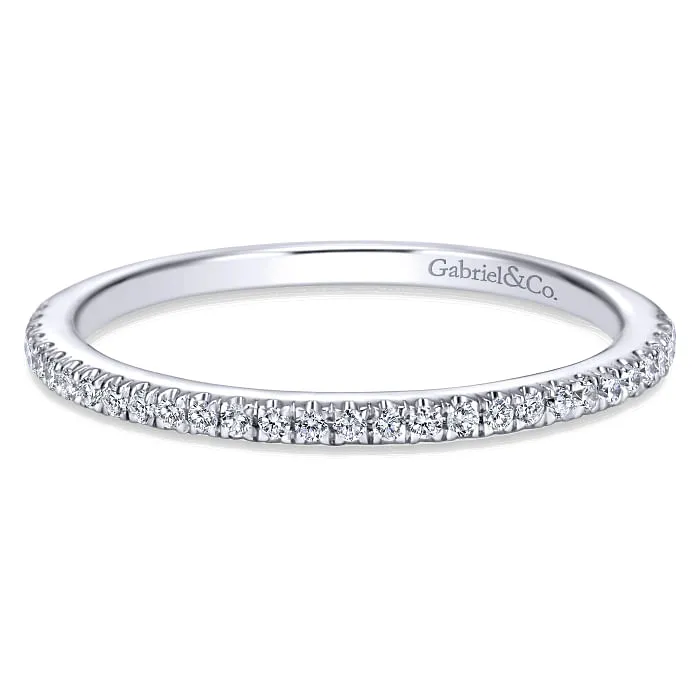 Gabriel & Co. "Hillary" Diamond Wedding Band