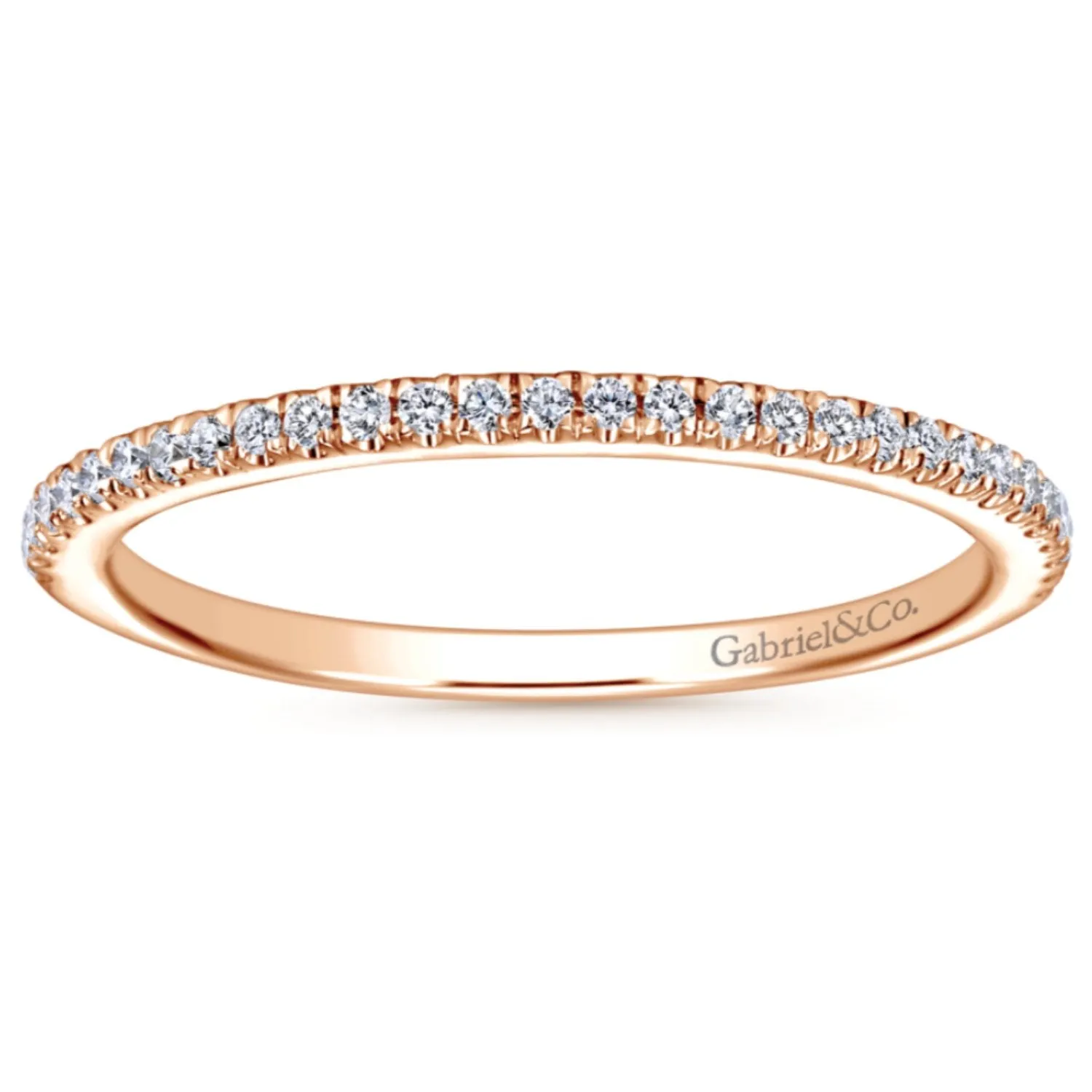 Gabriel & Co. "Hillary" Diamond Wedding Band