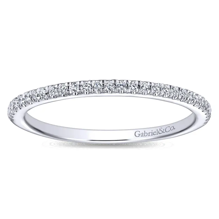 Gabriel & Co. "Hillary" Diamond Wedding Band