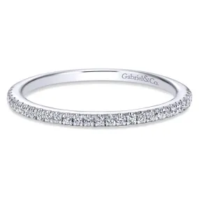 Gabriel & Co. "Hillary" Diamond Wedding Band