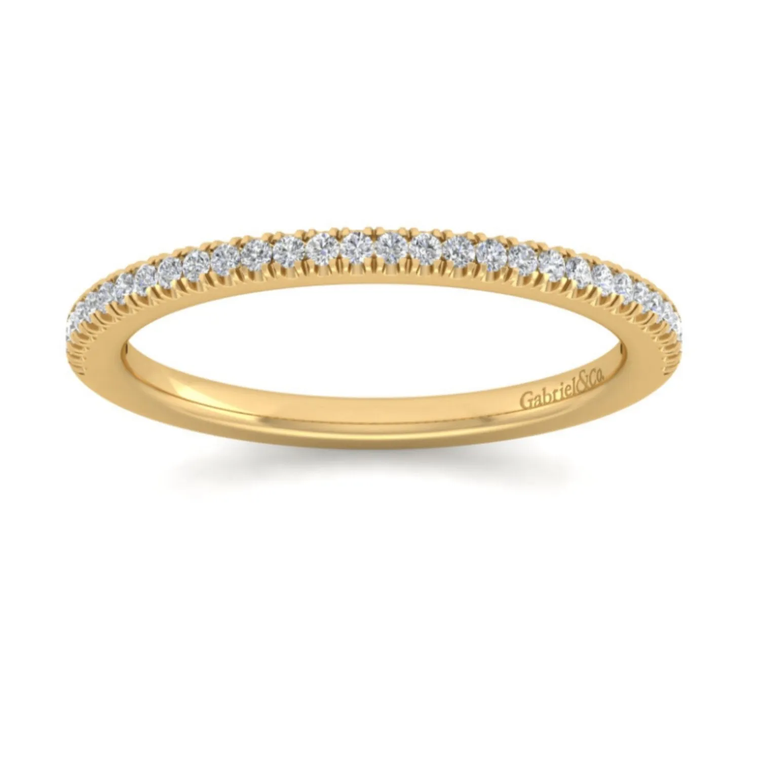 Gabriel & Co. "Hillary" Diamond Wedding Band