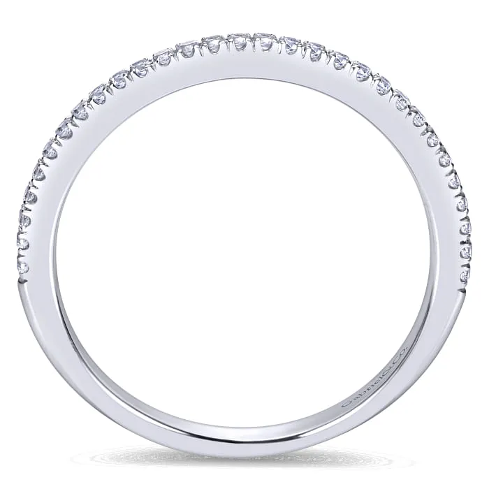 Gabriel & Co. "Hillary" Diamond Wedding Band