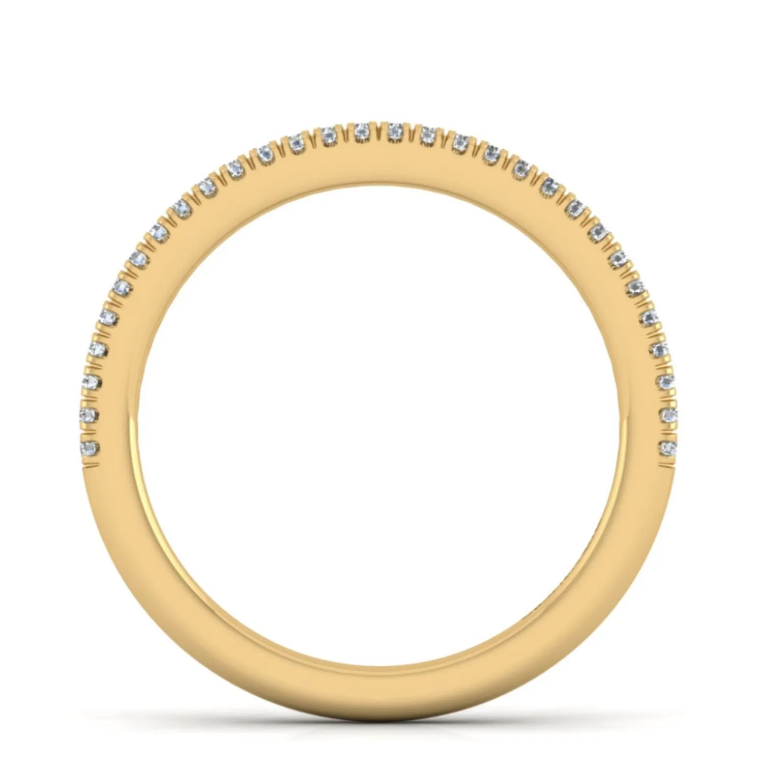 Gabriel & Co. "Hillary" Diamond Wedding Band