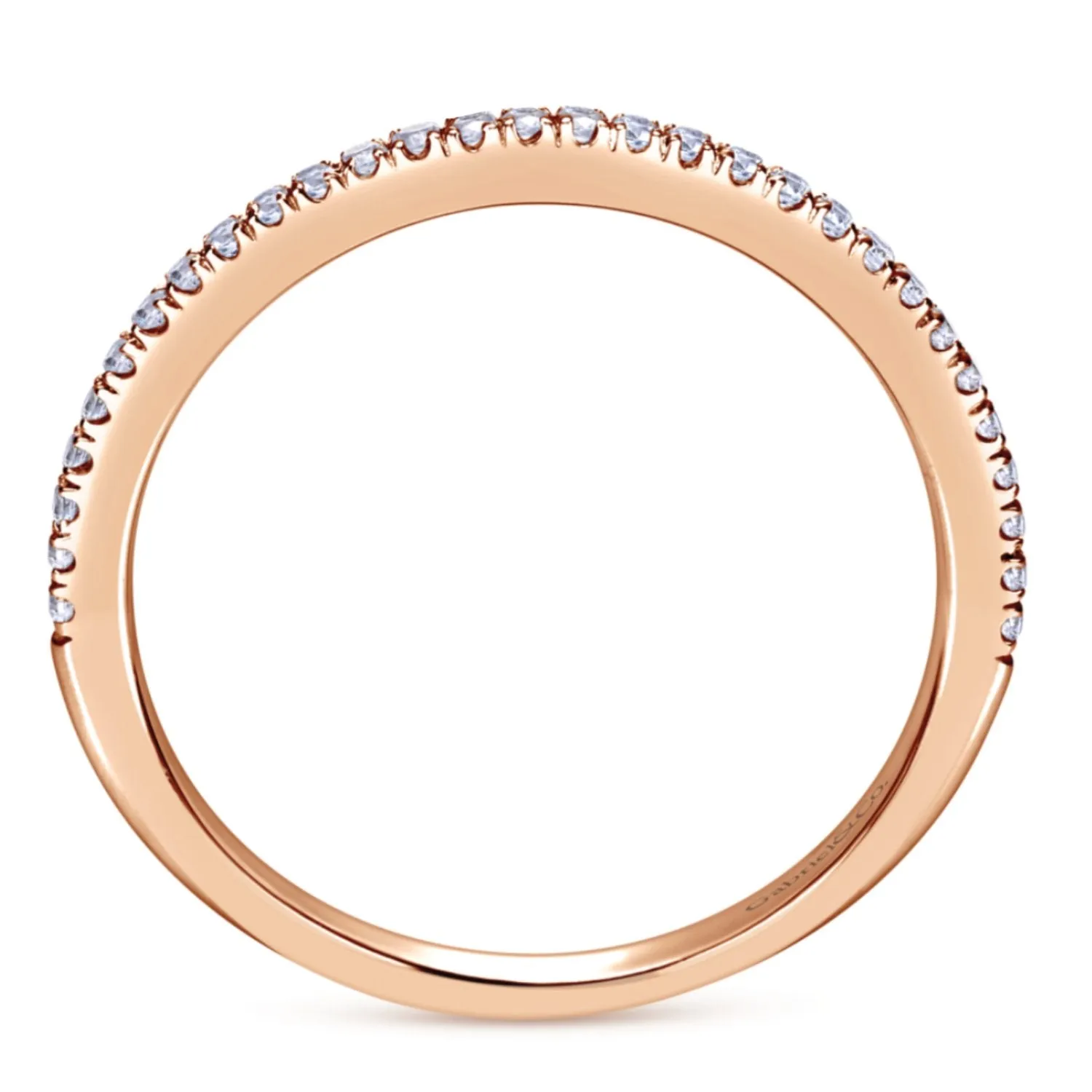 Gabriel & Co. "Hillary" Diamond Wedding Band
