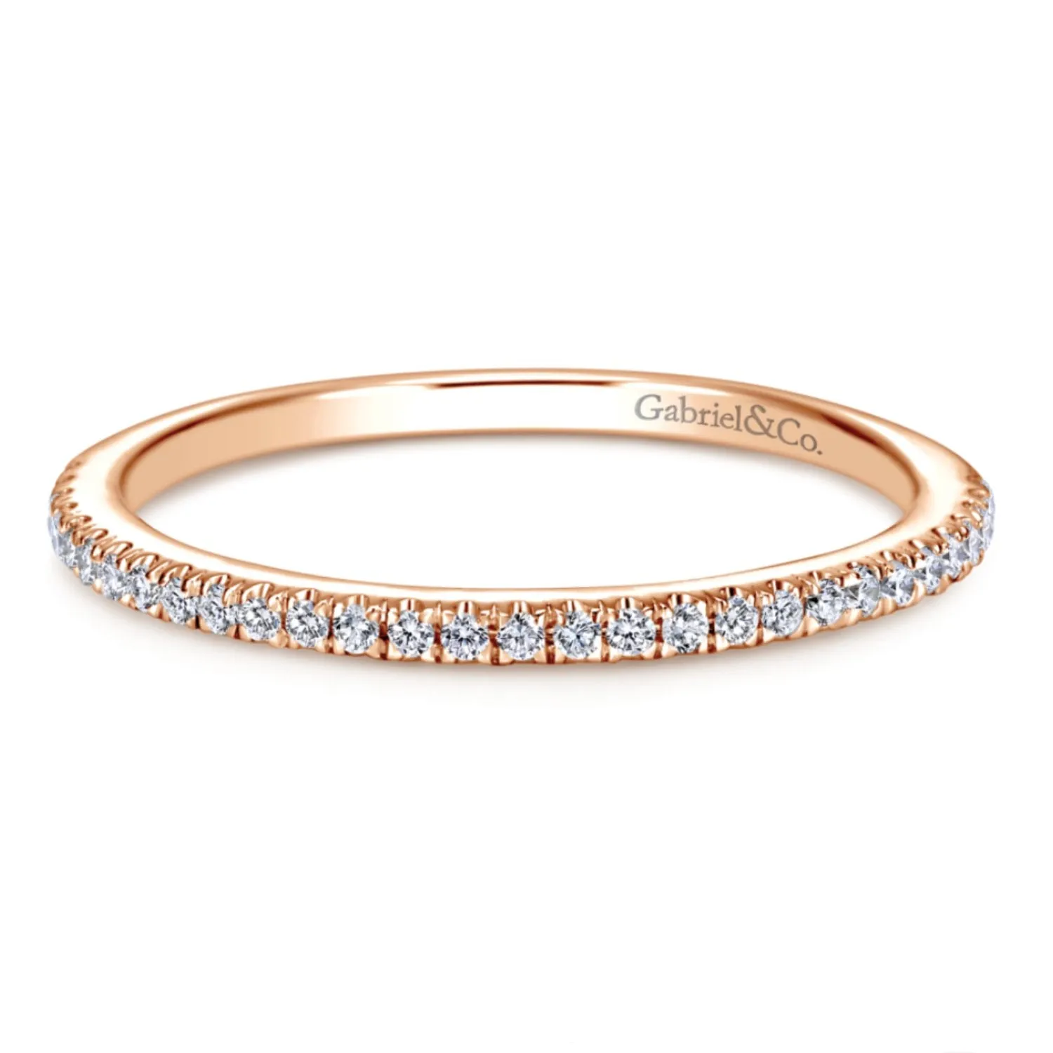 Gabriel & Co. "Hillary" Diamond Wedding Band