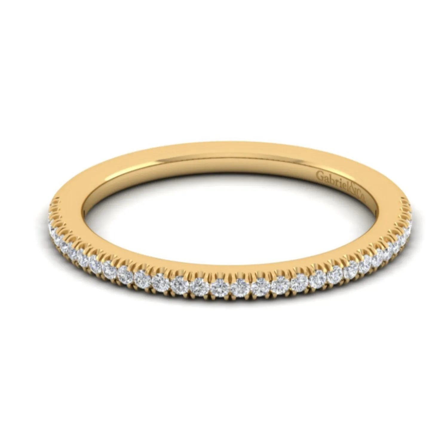 Gabriel & Co. "Hillary" Diamond Wedding Band