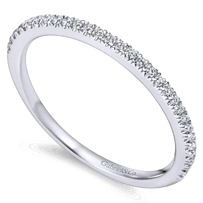 Gabriel & Co. "Hillary" Diamond Wedding Band