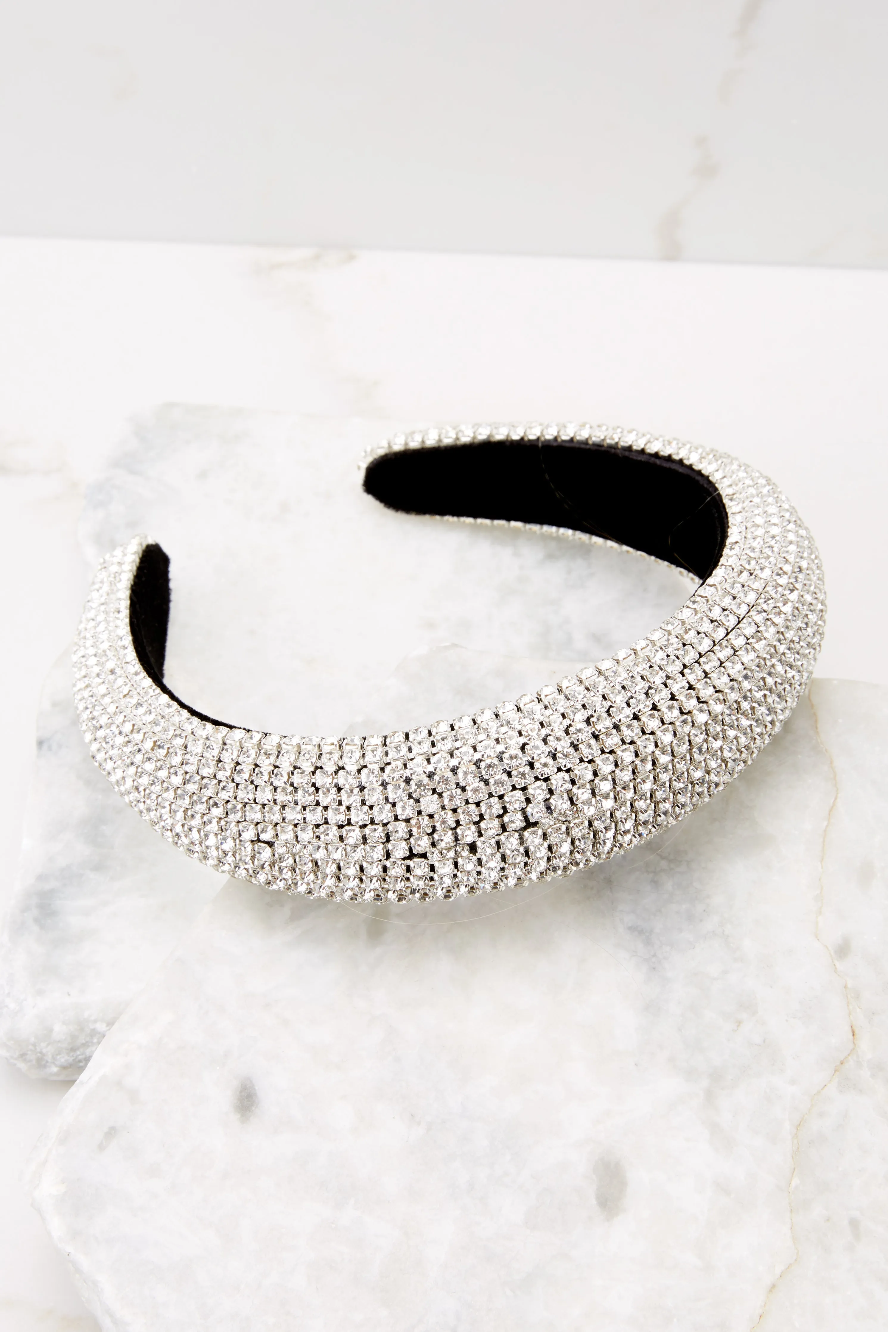 Glow With Delight Silver Headband