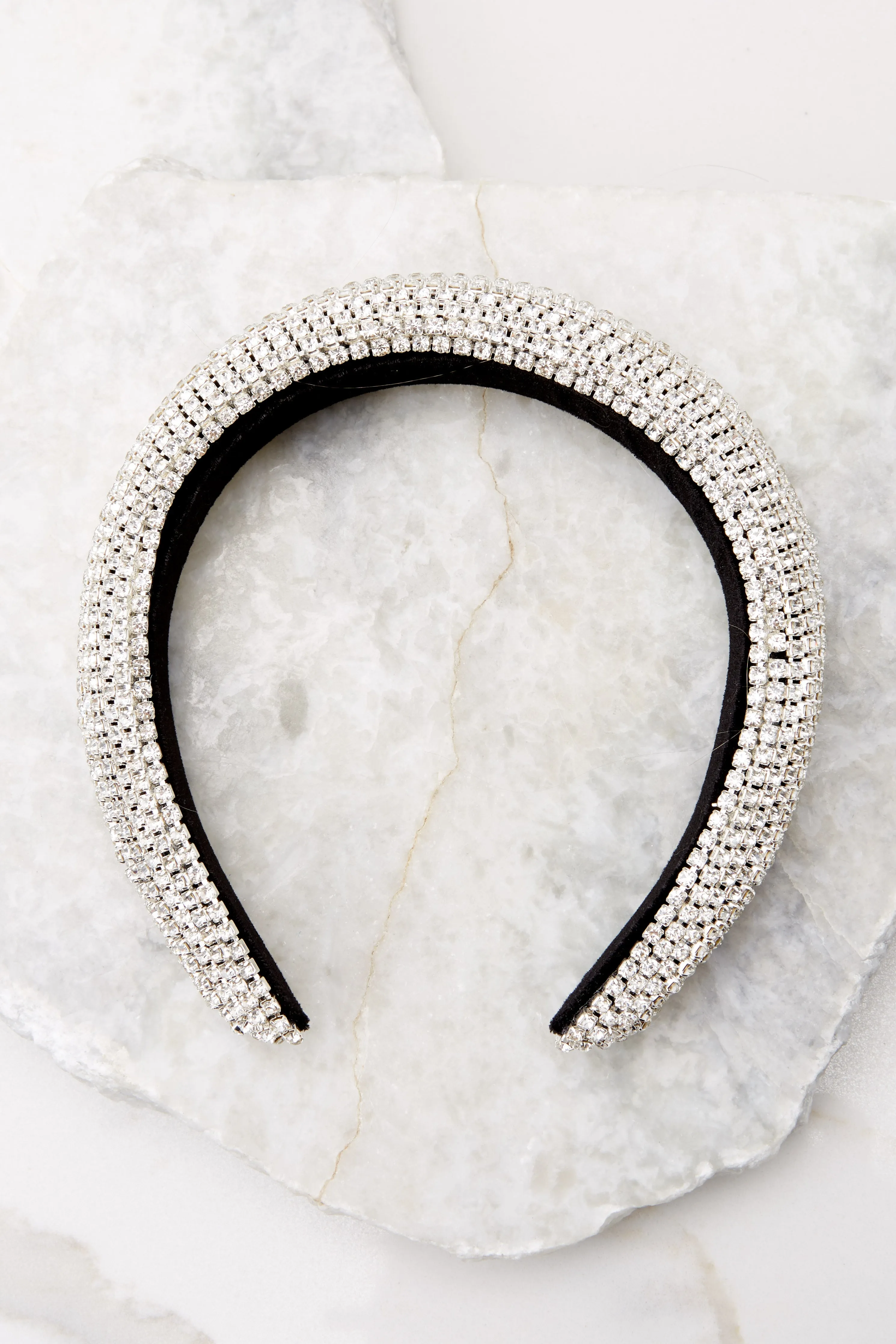 Glow With Delight Silver Headband