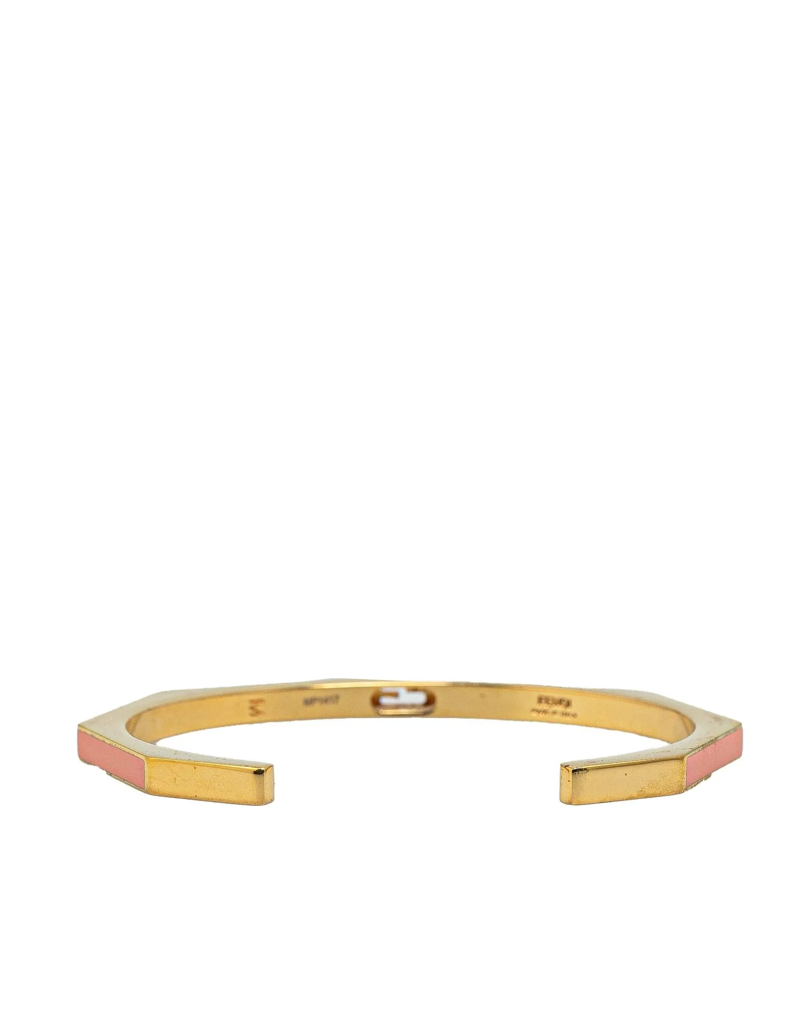 Gold Plated Enamel Bangle Bracelet