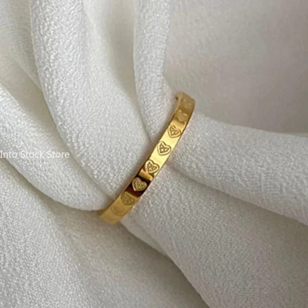 Golden Stainless Steel Ring